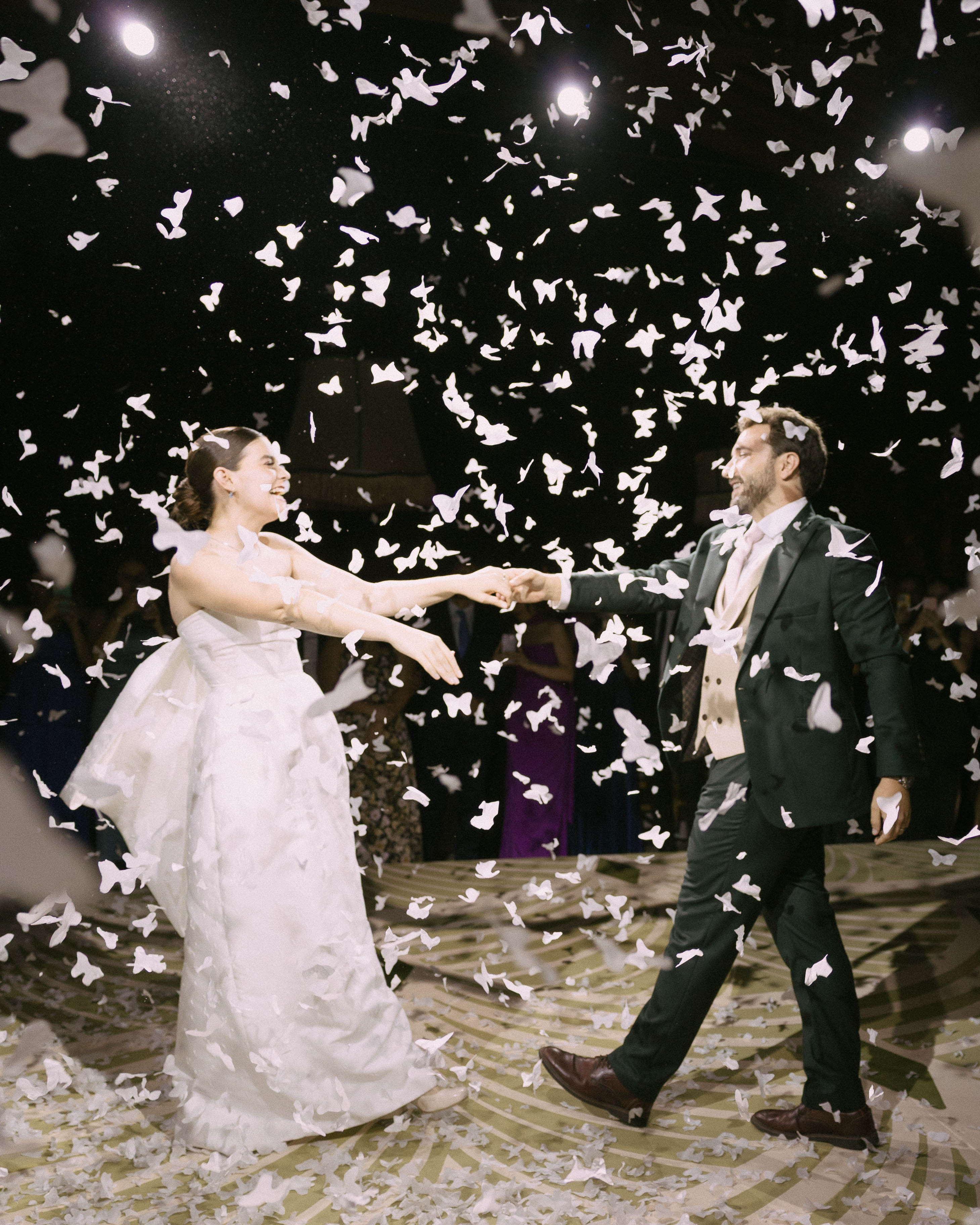 Pareja jardín